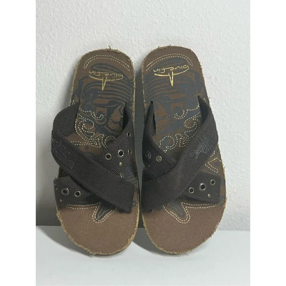 BIVEFIN CROSS BAND SLIDE SANDALS MEN’S Size 42 EU/ 9,5 US